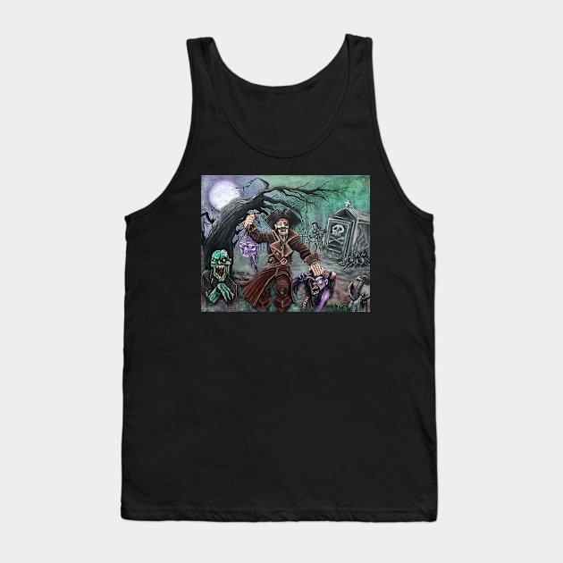 Pirate's Graveyard Tank Top by barbosaart